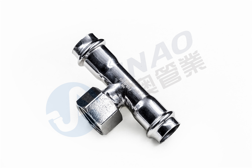 双卡压内丝三通