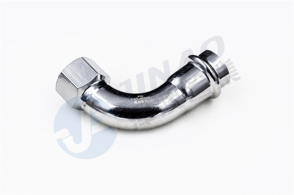 双卡压内丝弯头