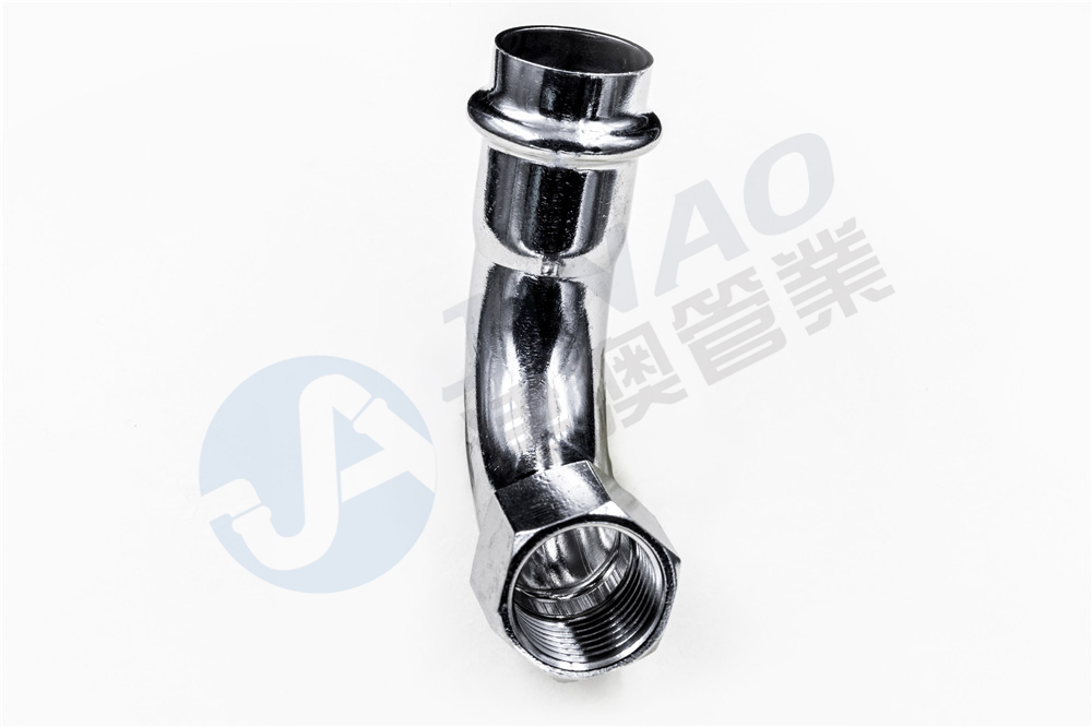 双卡压内丝弯头