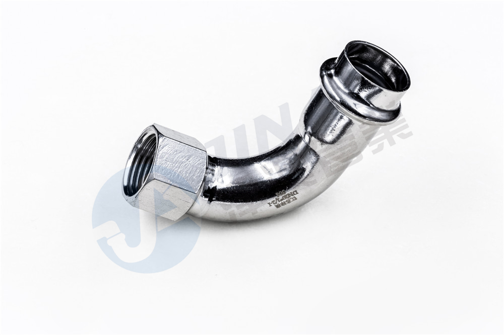 双卡压内丝弯头