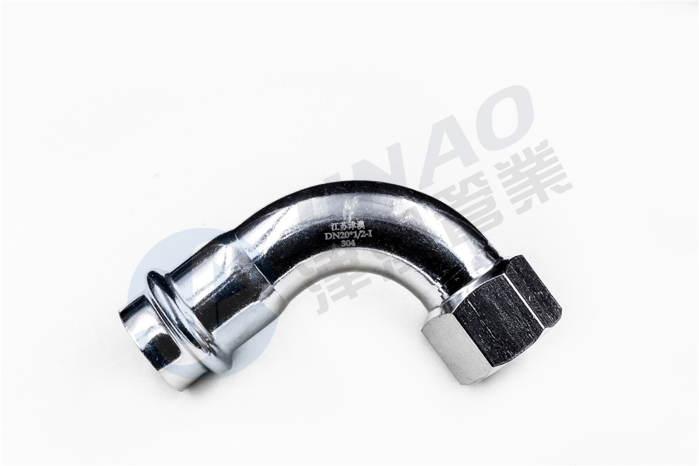 双卡压内丝弯头