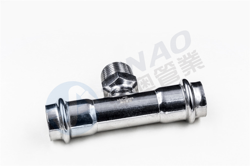 双卡压外丝三通