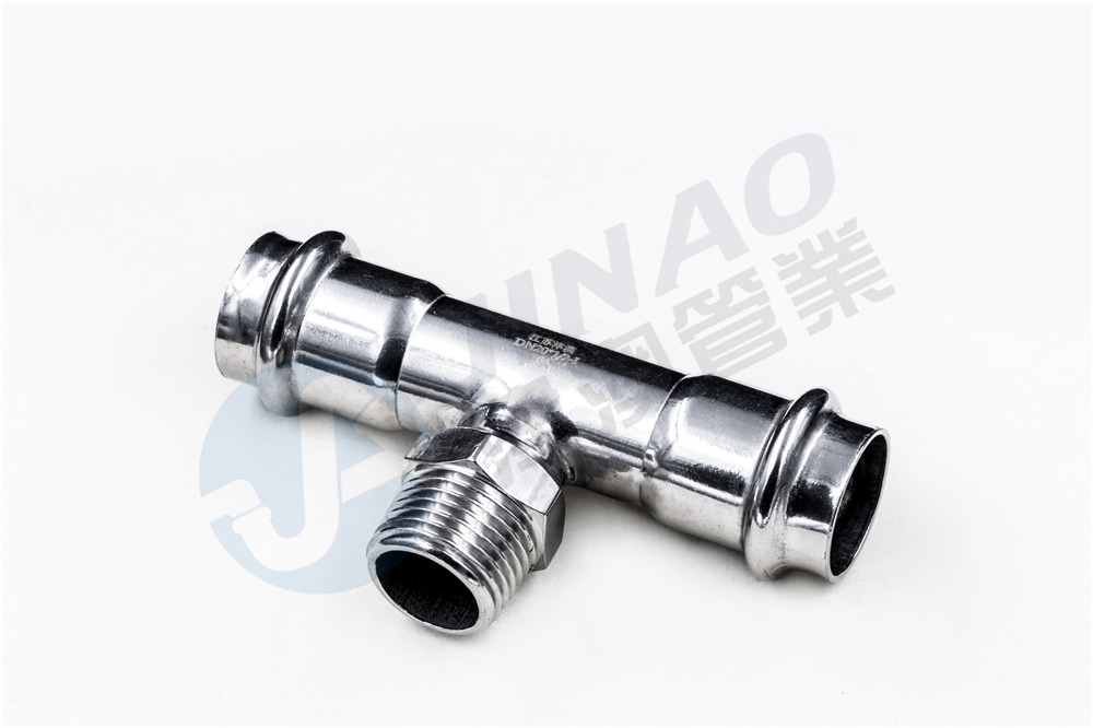 双卡压外丝三通