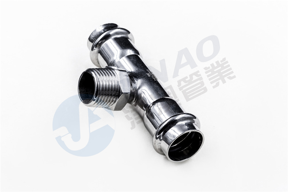 双卡压外丝三通