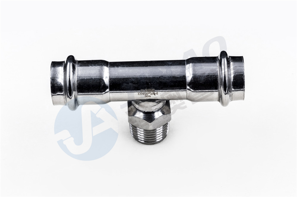 双卡压外丝三通