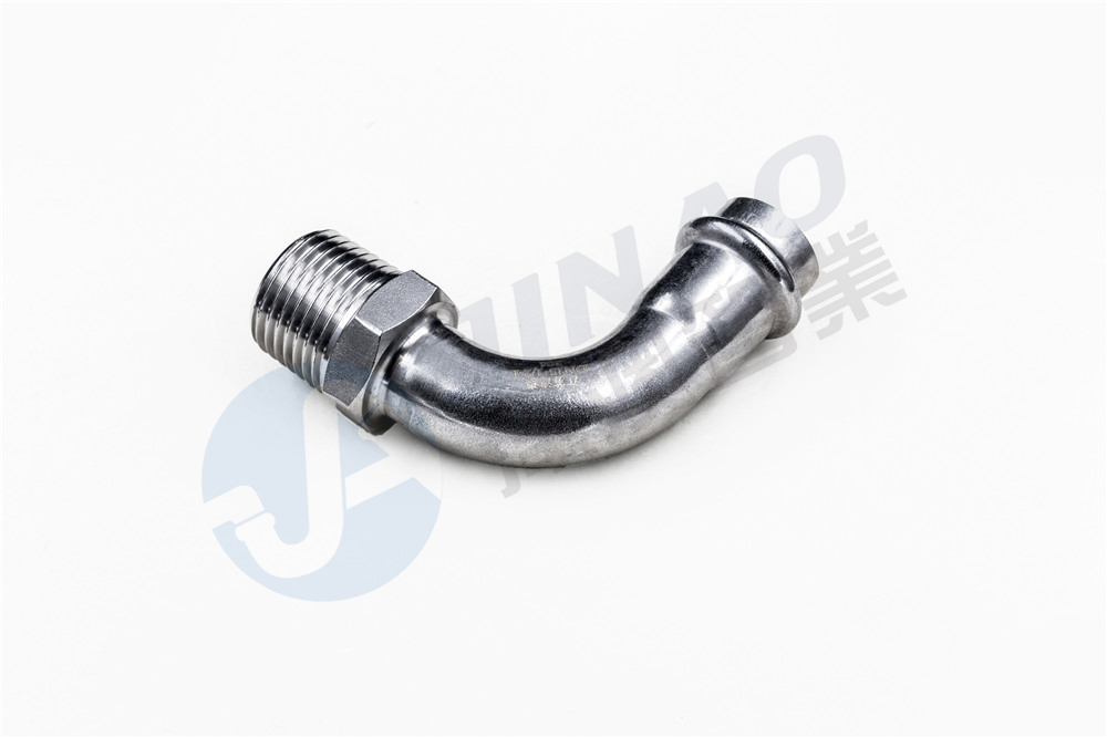 双卡压外丝弯头