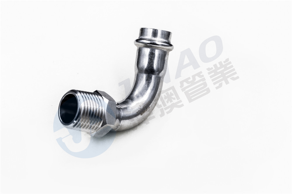 双卡压外丝弯头