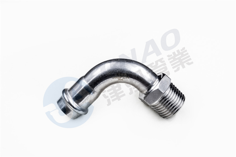 双卡压外丝弯头