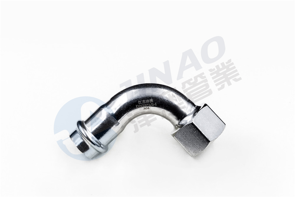 双卡压异径内丝弯头