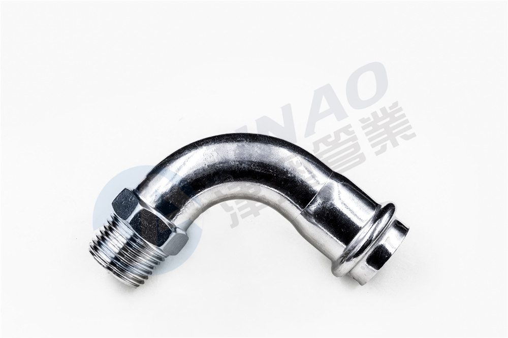 双卡压异径外丝弯头