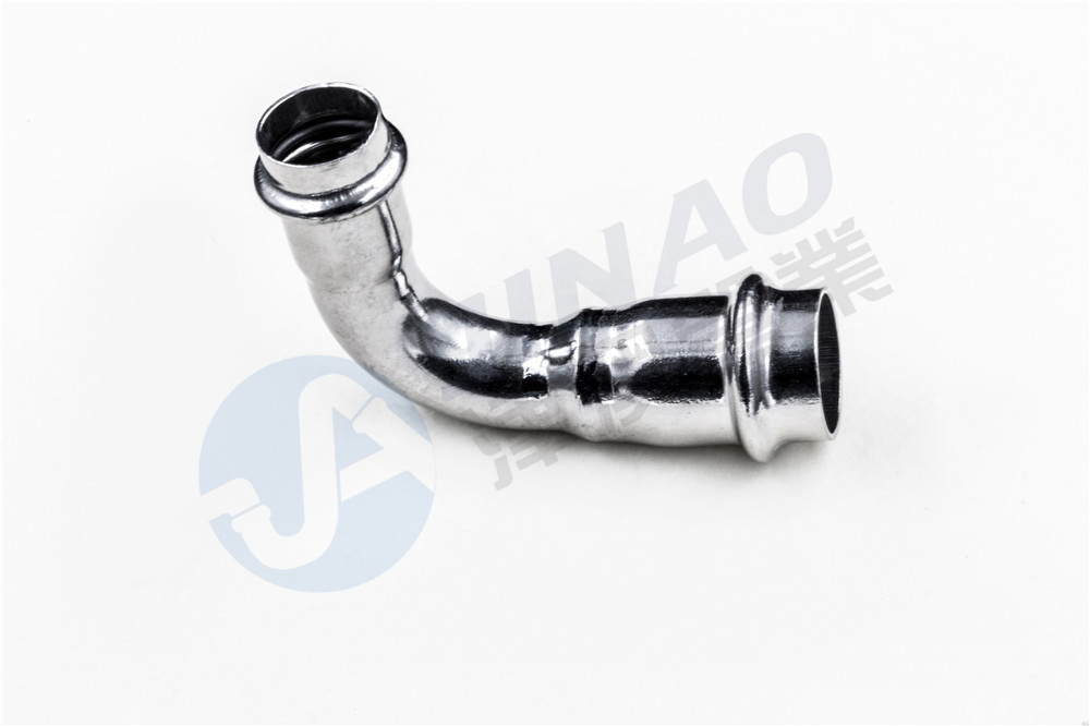 双卡压异径弯头